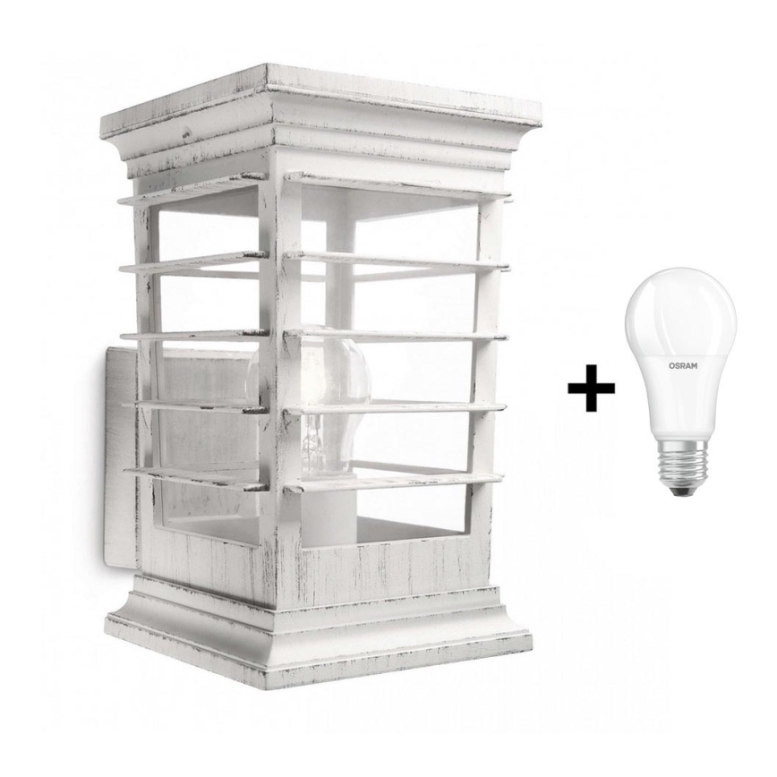 Philips 15280/18/16 - LED Venkovní nástěnné svítidlo MY GARDEN PATIO 1xE27/8,5W+1xE27/53W IP44