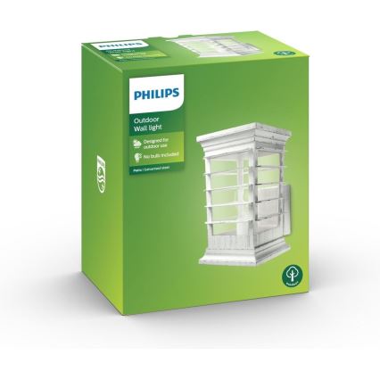 Philips 15280/18/PN - Venkovní nástěnné svítidlo PATIO 1xE27/60W/230V IP44