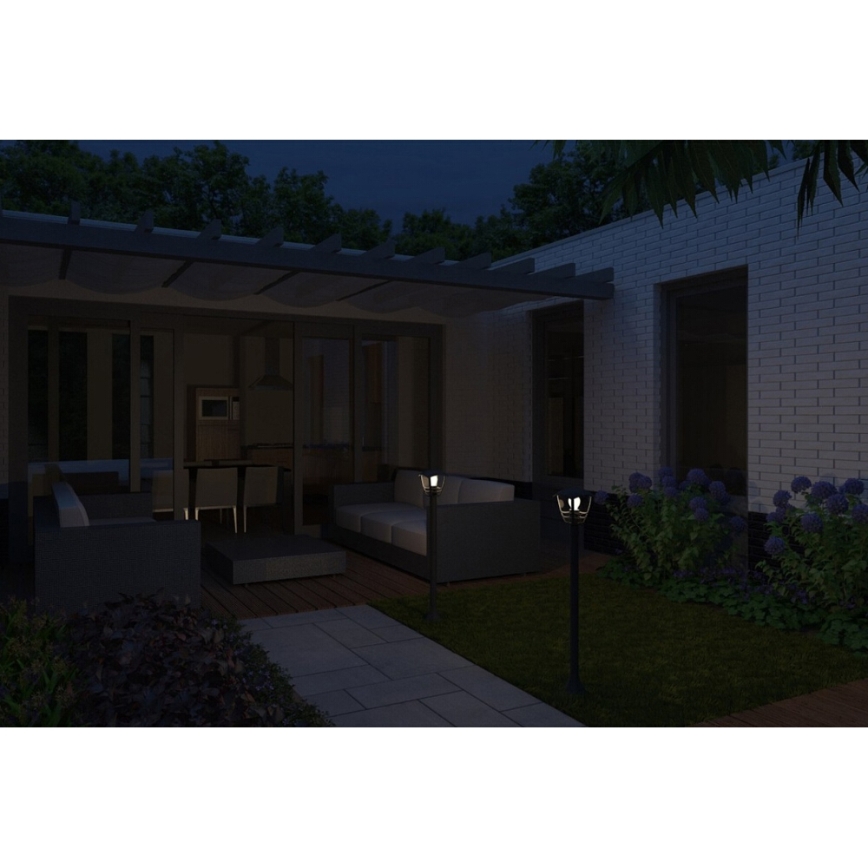 Philips 15383/30/16 - Venkovní lampa MYGARDEN CREEK 1xE27/60W/230V černá