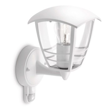 Philips 15388/31/16 - Venkovní nástěnné světlo s čidlem MYGARDEN CREEK 1xE27/60W Philips 15388/31/16 - Venkovní nástěnné světlo s čidlem MYGARDEN CREEK 1xE27/60W