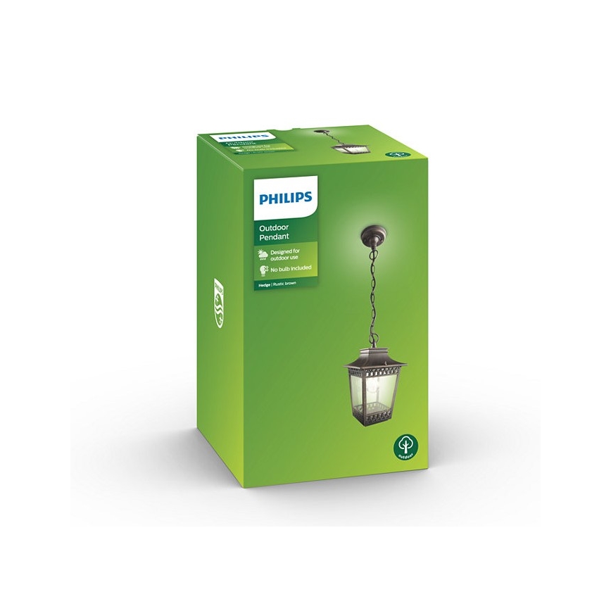Philips 15406/86/PN - Venkovní lustr HEDGE 1xE27/60W/230V IP44