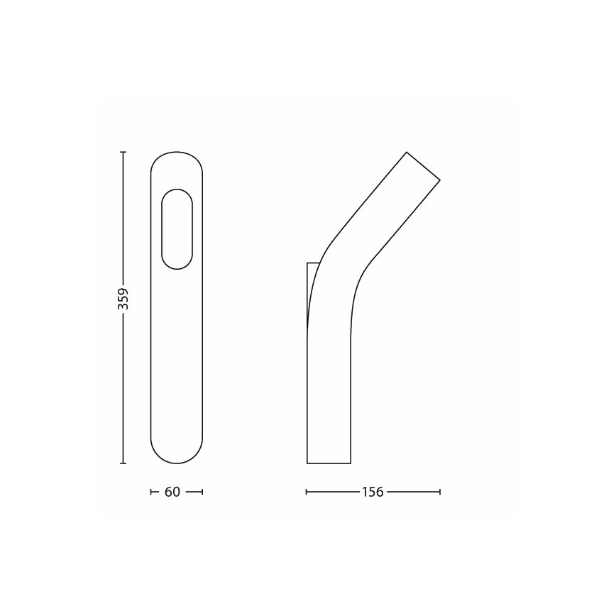 Philips 16253/87/16 - LED Venkovní nástěnné svítidlo MYGARDEN DUNETOP 1xLED/7,5W IP44