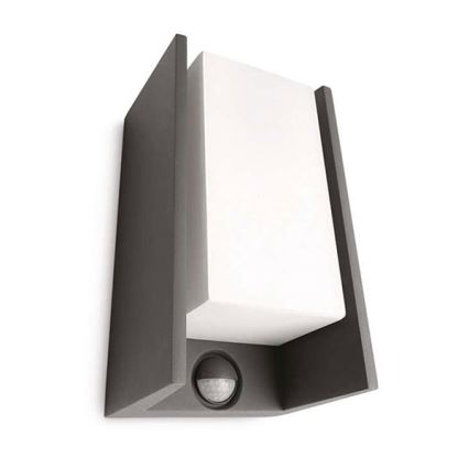 Philips 16352/93/16 - Venkovní svítidlo s čidlem MYGARDEN BRIDGE 1xE27/15W/230V