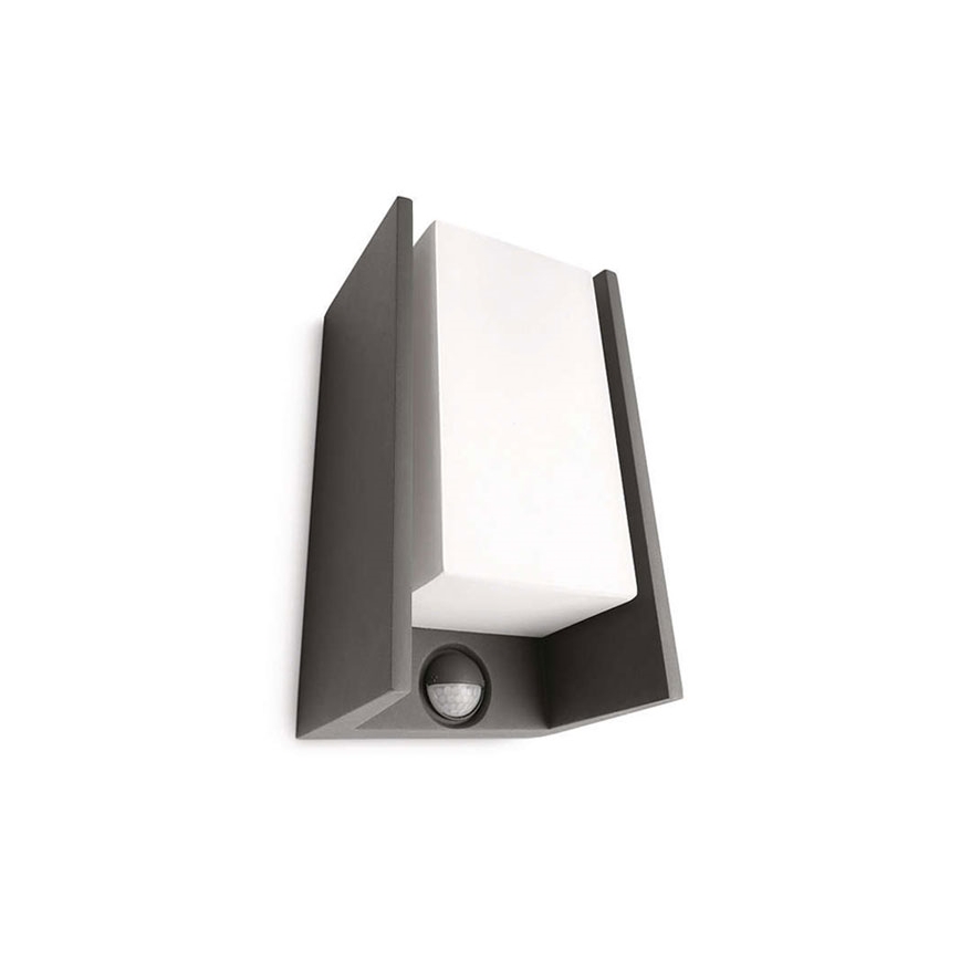 Philips 16352/93/16 - Venkovní svítidlo s čidlem MYGARDEN BRIDGE 1xE27/15W/230V