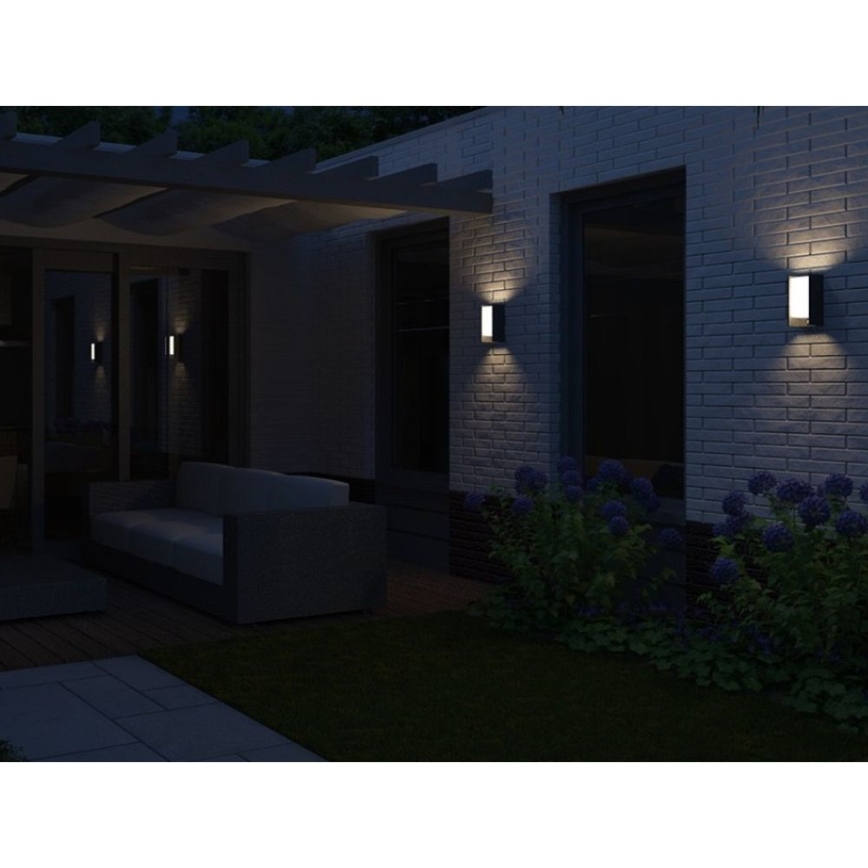 Philips 16352/93/16 - Venkovní svítidlo s čidlem MYGARDEN BRIDGE 1xE27/15W/230V