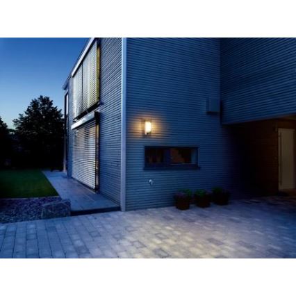 Philips 16352/93/16 - Venkovní svítidlo s čidlem MYGARDEN BRIDGE 1xE27/15W/230V