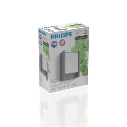 Philips - LED Venkovní nástěnné svítidlo LED/6W/230V 2700K IP44