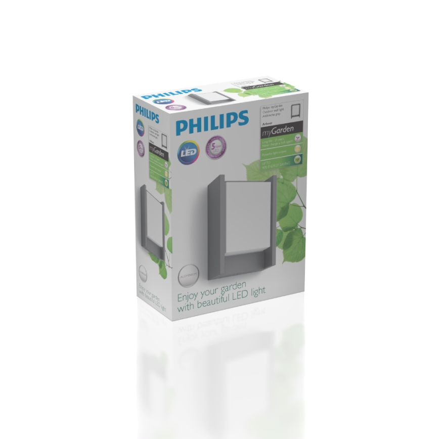 Philips - LED Venkovní nástěnné svítidlo LED/6W/230V 2700K IP44