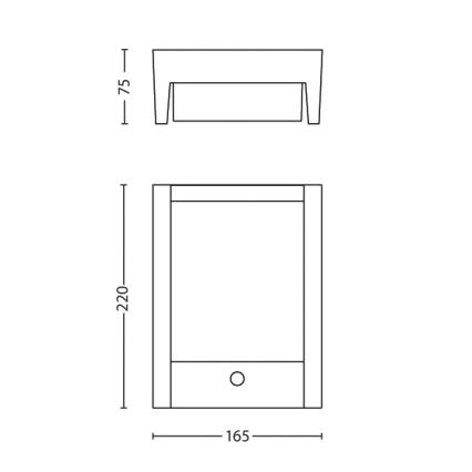 Philips 16460/93/P3 - LED venktovní svítidlo MYGARDEN ARBOUR 1xLED/6W/230V