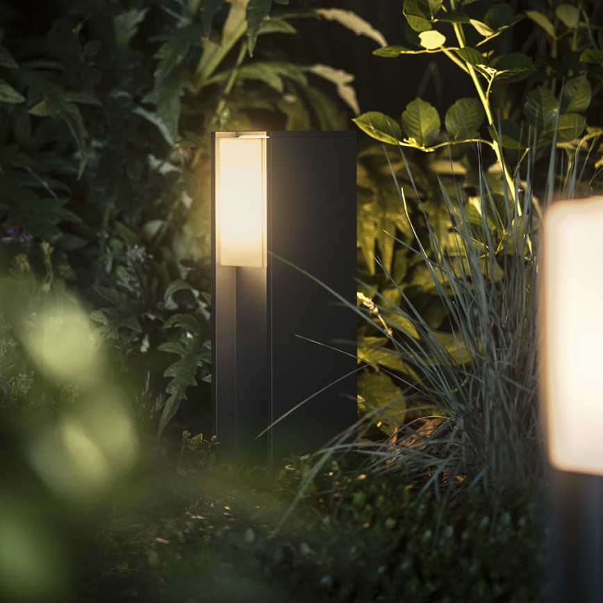 Philips 16473/93/P0 - LED Stmívatelná venkovní lampa HUE TURACO 1xE27/9,5W/230V