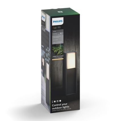 Philips 16473/93/P0 - LED Stmívatelná venkovní lampa HUE TURACO 1xE27/9,5W/230V