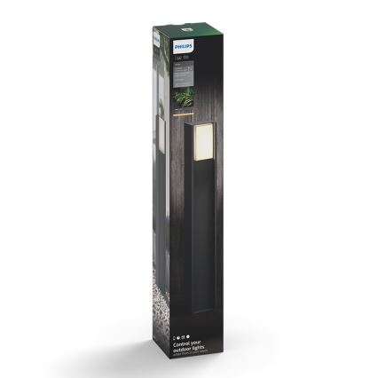 Philips 16474/93/P0 - LED Stmívatelná venkovní lampa HUE TURACO 1xE27/9,5W/230V
