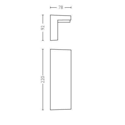 Philips - LED Venkovní nástěnné svítidlo 2xLED/4,5W IP44