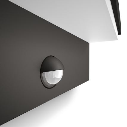 Philips 16484/93/P3 - LED Venkovní nástěnné svítidlo senzor BUSTAN 2xLED/4,5W