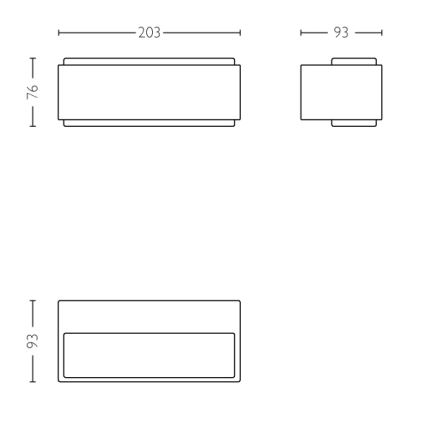 Philips - Stmívatelné venkovní svítidlo 2xLED/4,5W IP44