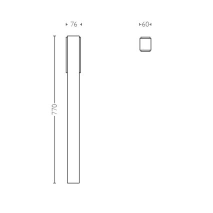Philips 16489/93/P0 - LED Venkovní lampa MYGARDEN STRATOSPHERE 2xLED/4,5W/230V IP44