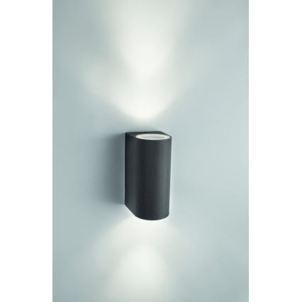 Philips 17102/86/PN - Venkovní nástěnné svítidlo NIGHTINGALE 2xGU10/35W/230V