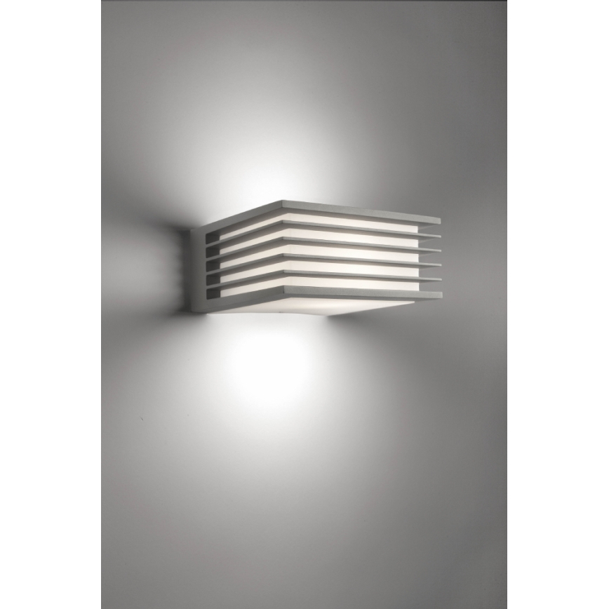Philips 17182/87/16 - Venkovní nástěnné svítidlo MYGARDEN SHADES 1xE27/15W šedá IP44
