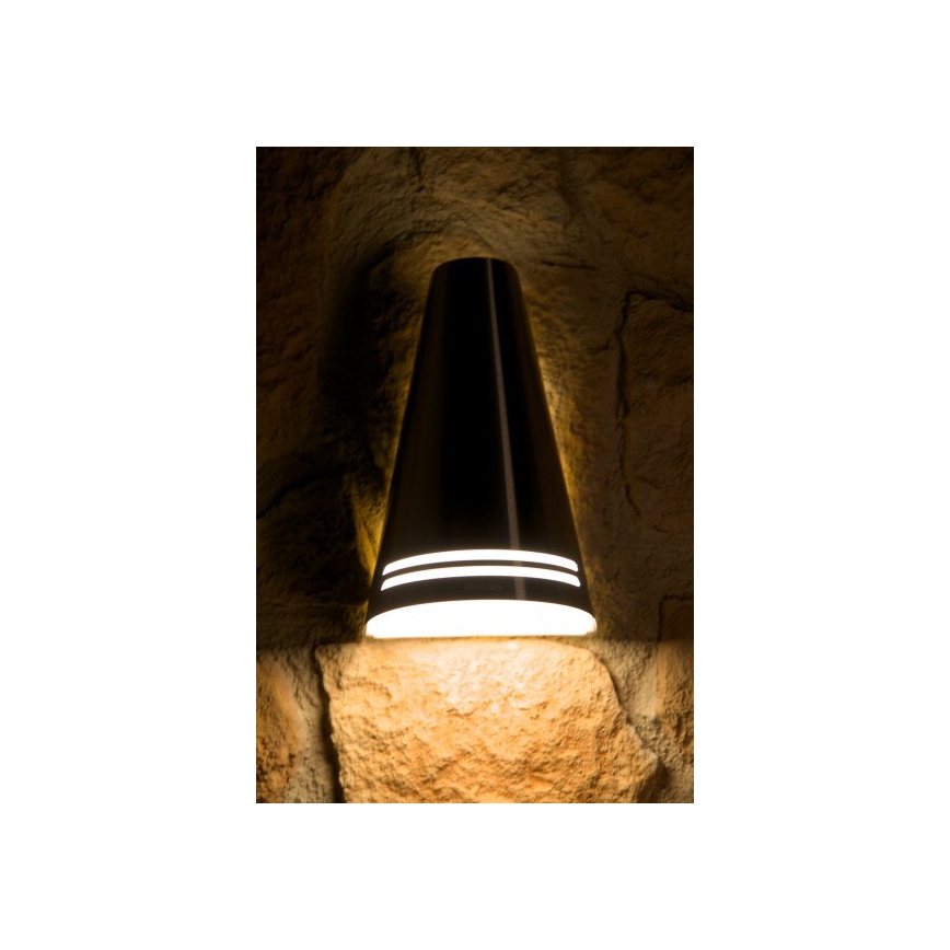 Philips 17226/47/16 - Venkovní nástěnné svítidlo MYGARDEN WOODS 1xE27/15W/230V