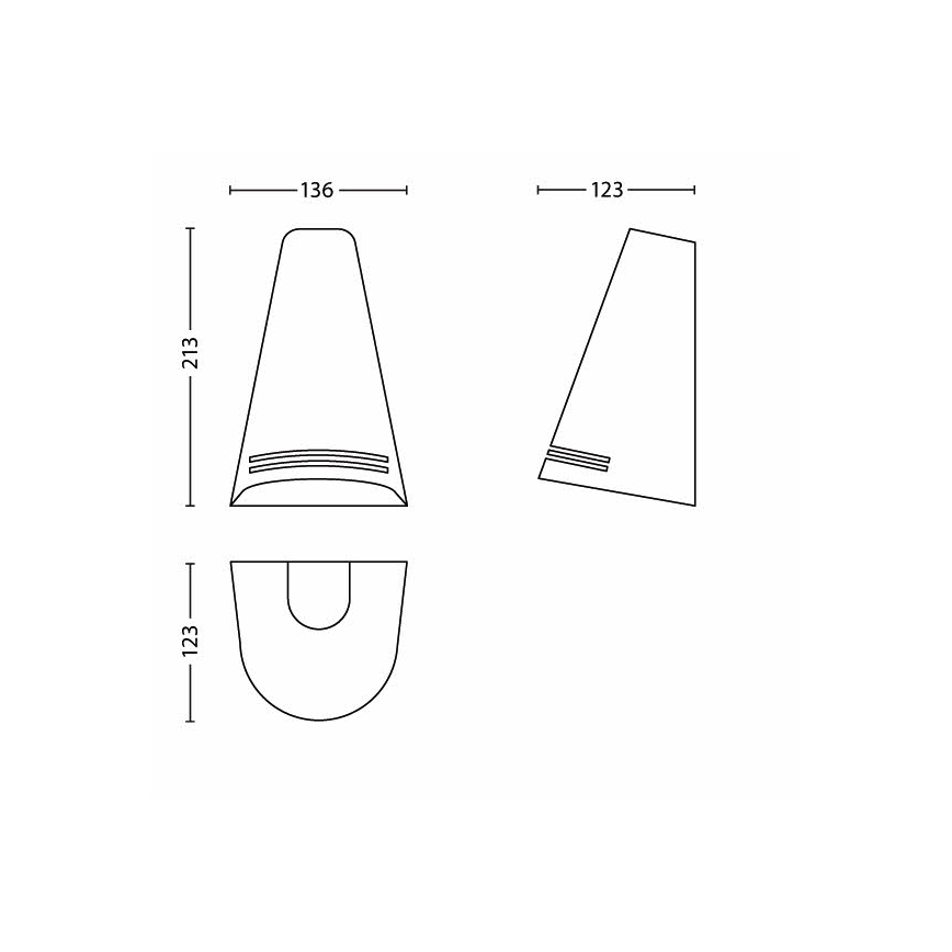 Philips 17226/47/16 - Venkovní nástěnné svítidlo MYGARDEN WOODS 1xE27/15W/230V IP44