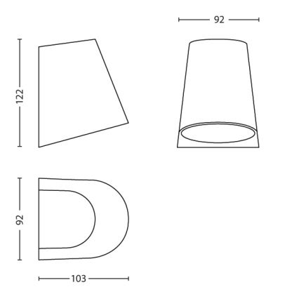 Philips - LED venkovní osvětlení 1xLED/3W/230V IP44