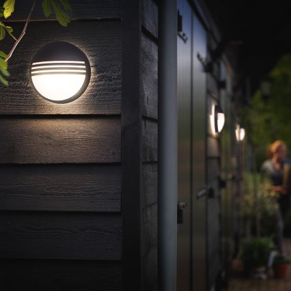 Philips 17296/30/16 - Venkovní nástěnné svítidlo MYGARDEN YARROW 1xLED/6W/230V