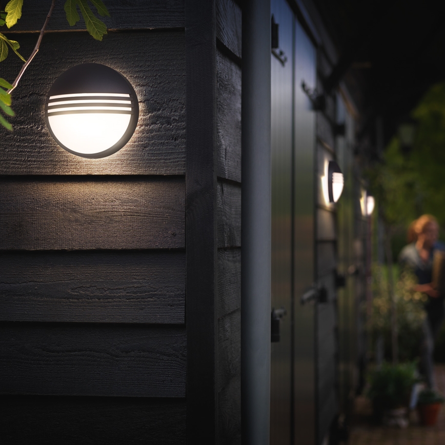 Philips 17296/30/16 - Venkovní nástěnné svítidlo MYGARDEN YARROW 1xLED/6W/230V