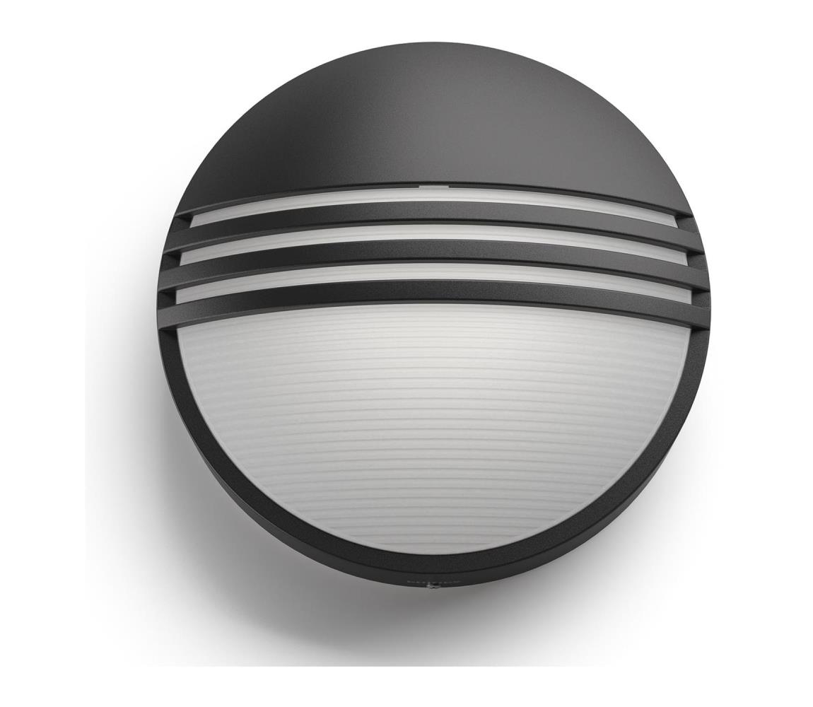 Philips 17296/30/16 - LED Venkovní nástěnné svítidlo YARROW LED/6W/230V IP44 17296/30/16 Černá