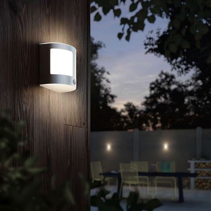 Philips 17316/47/16 - LED venkovní nástěnné svítidlo s čidlem MYGARDEN PARROT 1xLED/3W/230V