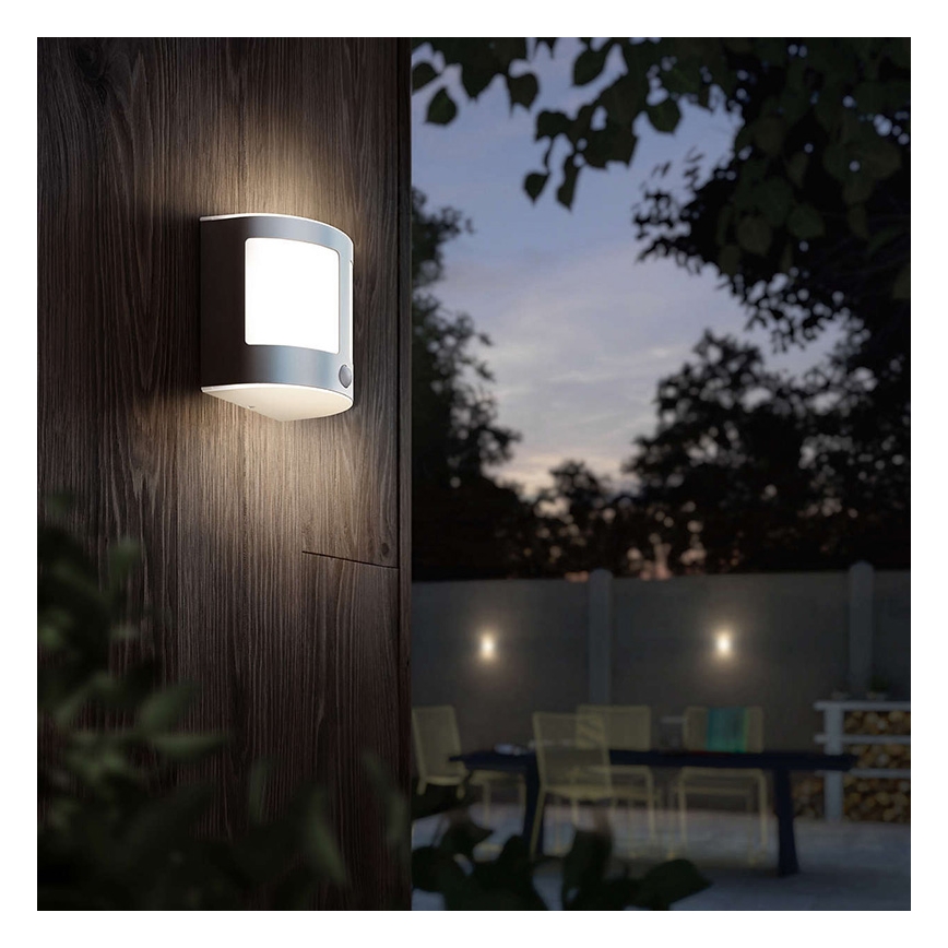 Philips 17316/47/16 - LED venkovní nástěnné svítidlo s čidlem MYGARDEN PARROT 1xLED/3W/230V