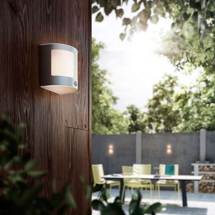 Philips 17316/47/16 - LED venkovní nástěnné svítidlo s čidlem PARROT 1xLED/3,5W/230V