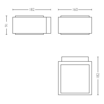 Philips - Venkovní nástěnné svítidlo E27/42W/230V IP44