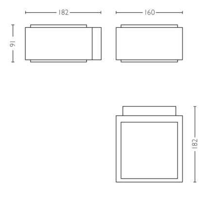 Philips - Venkovní nástěnné svítidlo 1xE27/42W/230V IP44