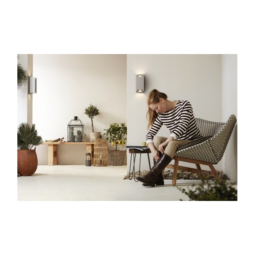 Philips - Venkovní nástěnné svítidlo 2xGU10/5W/230V IP44