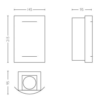 Philips - Venkovní nástěnné svítidlo 2xGU10/5W/230V IP44