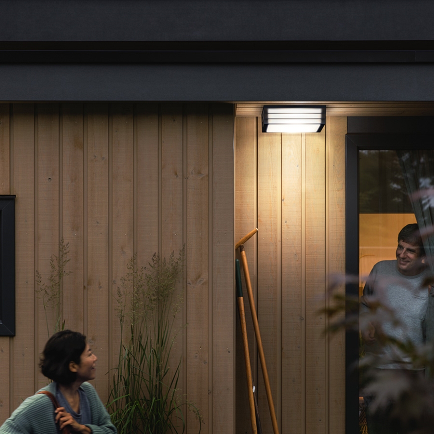 Philips 17350/93/PN - Venkovní stropní svítidlo MYGARDEN MOONSHINE 2xE27/60W
