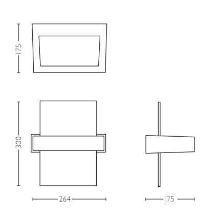 Philips - Venkovní nástěnné svítidlo 2xLED/4,5W IP44