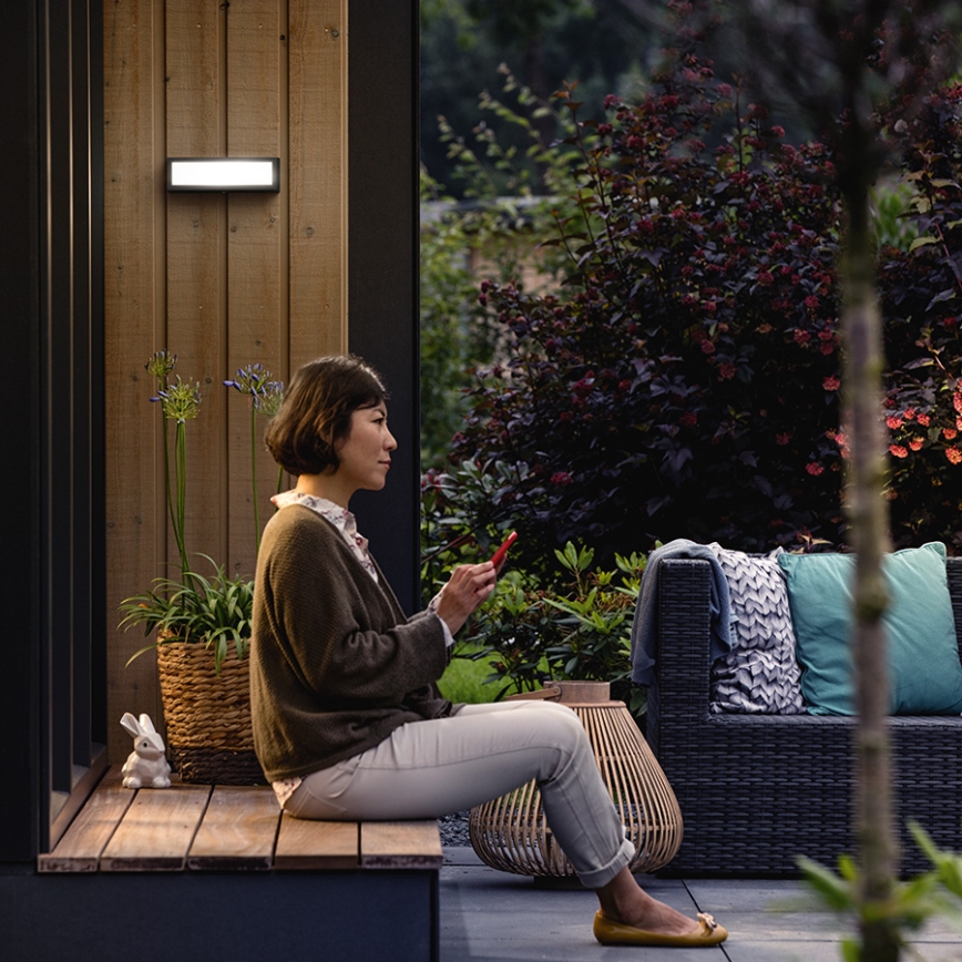 Philips 17354/93/P3 - Venkovní nástěnné svítidlo MYGARDEN STRATOSPHERE LED/4,5W