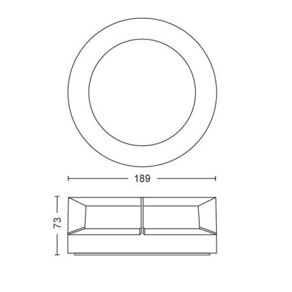 Philips - LED Venkovní svítidlo LED/12W/230V IP44