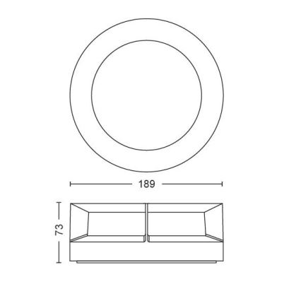 Philips - LED Venkovní svítidlo LED/12W/230V IP44