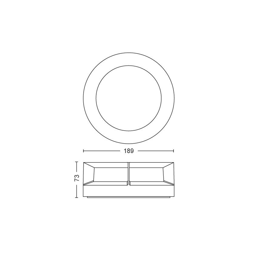 Philips - LED Venkovní svítidlo LED/12W/230V IP44