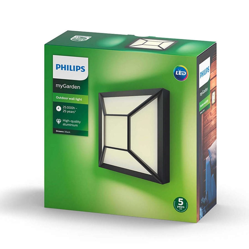 Philips 17393/30/P0 - LED Venkovní nástěnné svítidlo MYGARDEN DROSERA LED/12W/230V