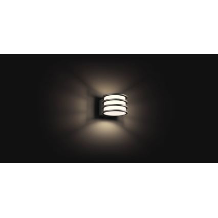 Philips 17401/93/P0 - LED Venkovní nástěnné svítidlo HUE LUCCA 1xE27/9,5W/230V IP44