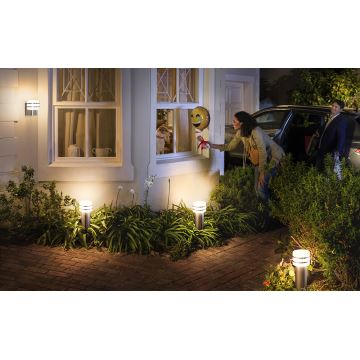 Philips 17404/47/P0 - LED Stmívatelné venkovní nástěnné svítidlo HUE TUAR 1xE27/9,5W/230V