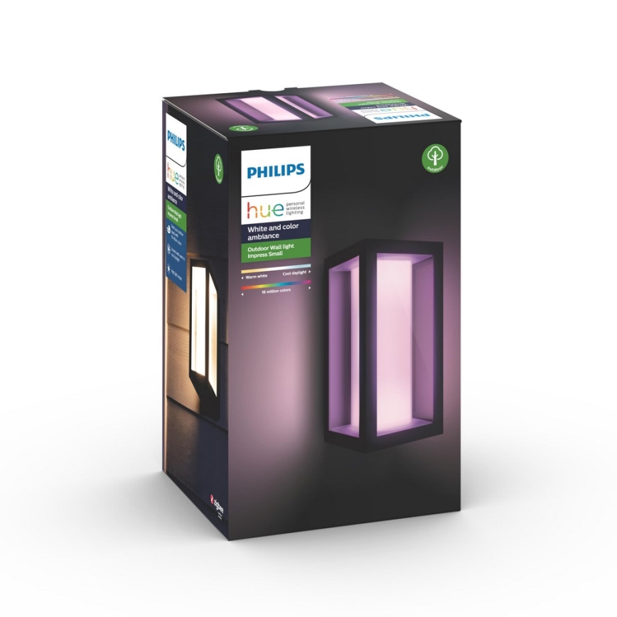 Philips 17429/30/P7 - LED RGB Venkovní nástěnné svítidlo HUE IMPRESS LED/8W/230V IP44