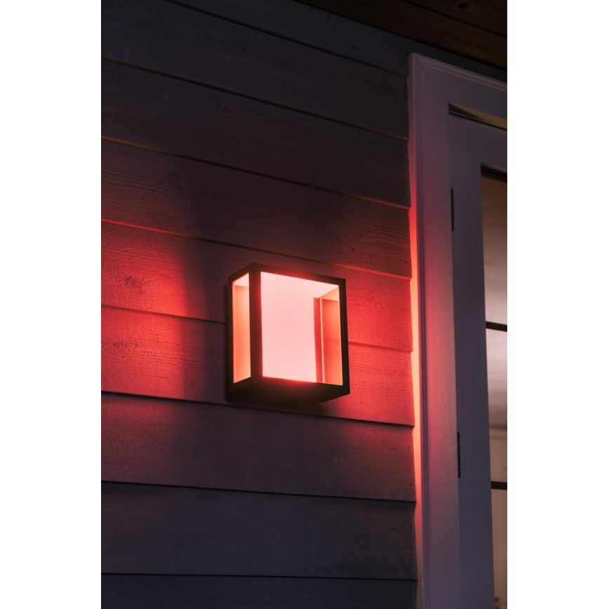 Philips 17430/30/P7 - LED RGB Venkovní nástěnné svítidlo HUE IMPRESS LED/8W/230V IP44