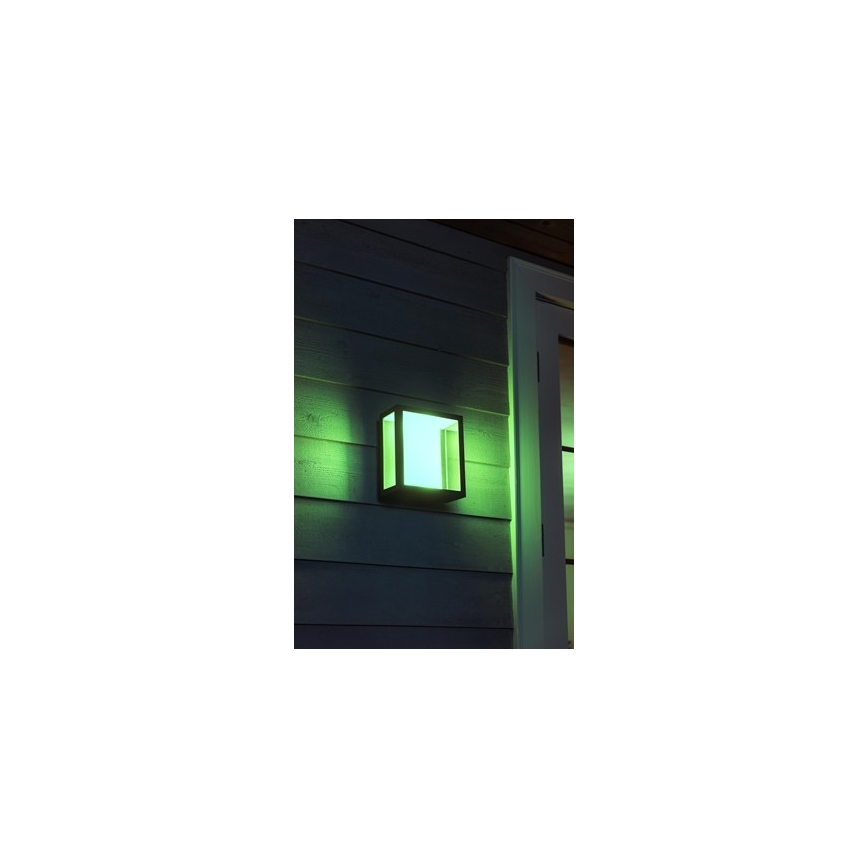 Philips 17430/30/P7 - LED RGB Venkovní nástěnné svítidlo HUE IMPRESS LED/8W/230V IP44