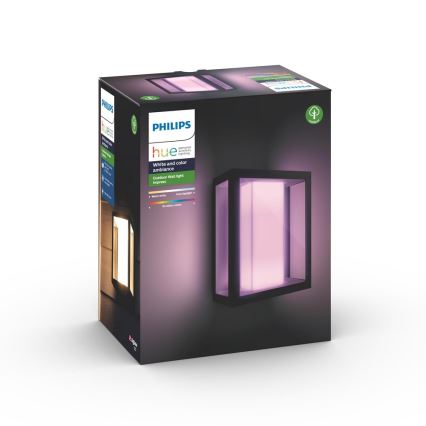 Philips 17430/30/P7 - LED RGB Venkovní nástěnné svítidlo HUE IMPRESS LED/8W/230V IP44