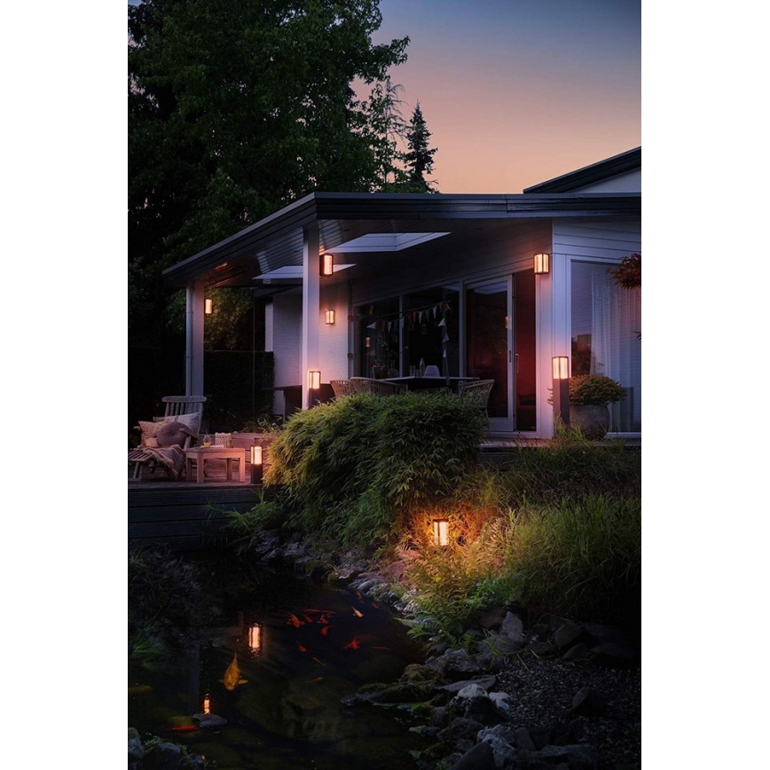 Philips 17432/30/P7 - LED RGB Venkovní lampa HUE IMPRESS LED/8W/230V IP44