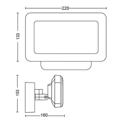 Philips - LED RGBW Stmívatelný venkovní reflektor Hue DISCOVER 2xLED/15W/230V 2000-6500K IP44